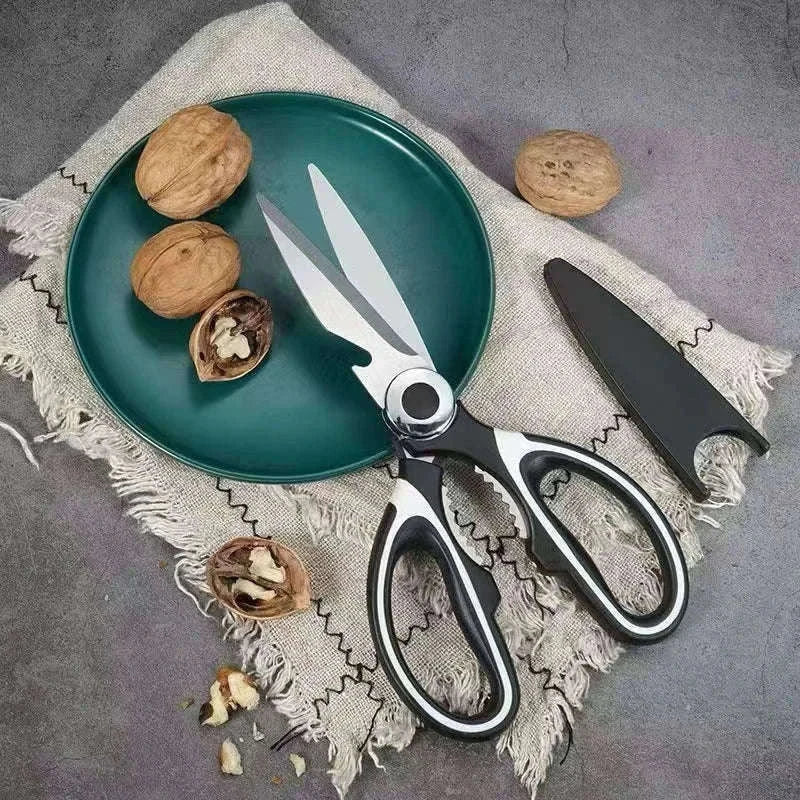 Multifunctional Kitchen Scissors for Faster Food Prep-Stainless stee