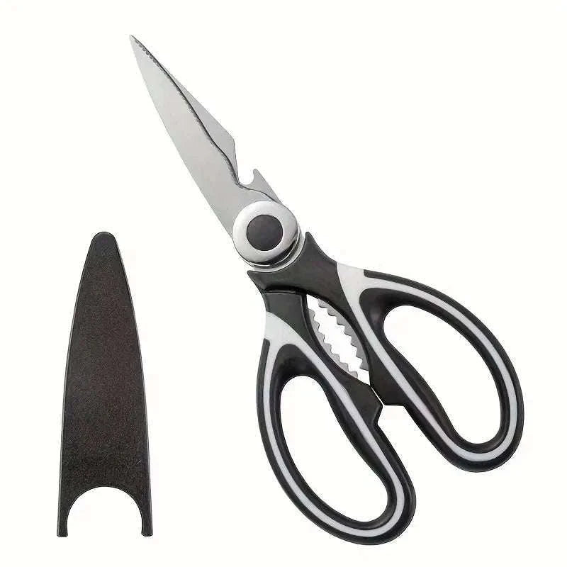 Multifunctional Kitchen Scissors for Faster Food Prep-Stainless stee