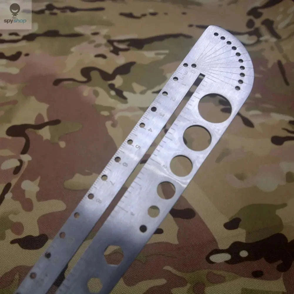Multifunctional Stainless Steel Angle Protractor Ruler-Default Title