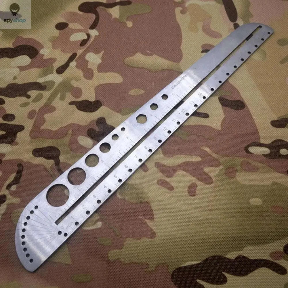 Multifunctional Stainless Steel Angle Protractor Ruler-Default Title