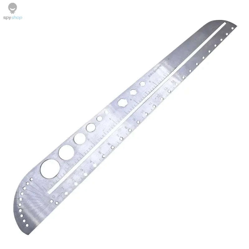Multifunctional Stainless Steel Angle Protractor Ruler-Default Title