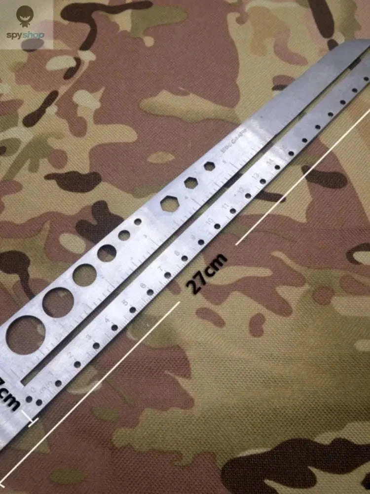 Multifunctional Stainless Steel Angle Protractor Ruler-Default Title