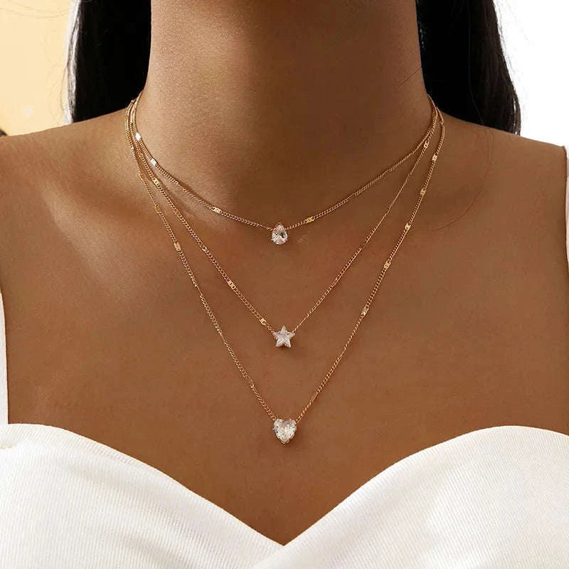 Multilayer Pendant Necklace for Women-1