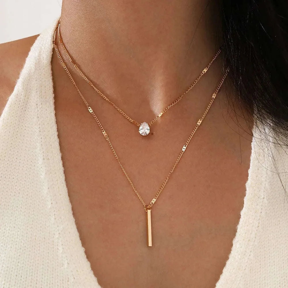 Multilayer Pendant Necklace for Women-1
