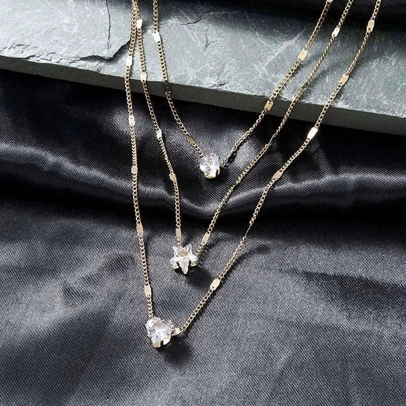 Multilayer Pendant Necklace for Women with Adjustable Fit-1