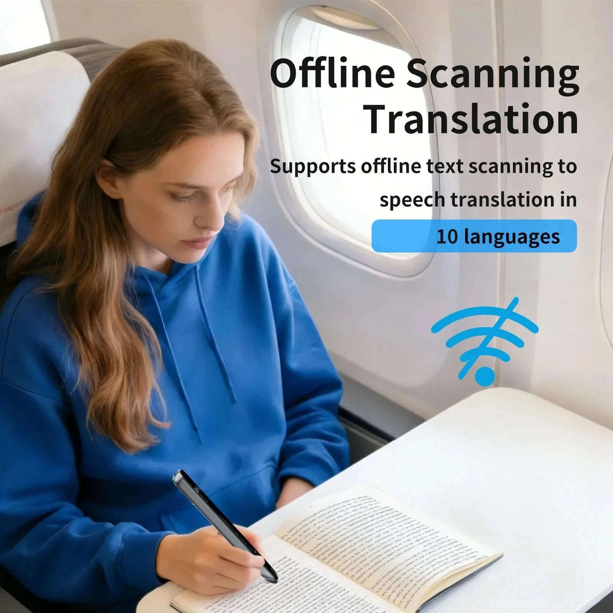 Multilingual Translation Pen Scanner with Voice Reading for Travel-S60Pro / China Mainland