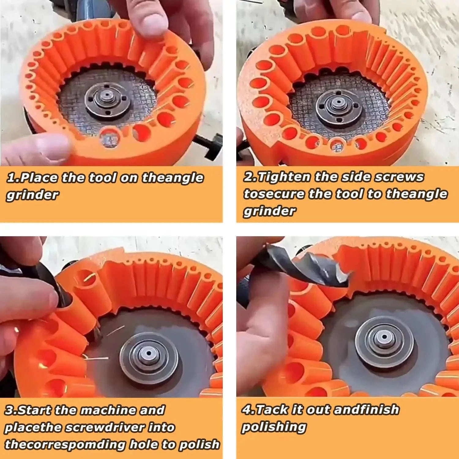 Multipurpose Drill Bit Sharpener for Angle Grinders-1 Pcs