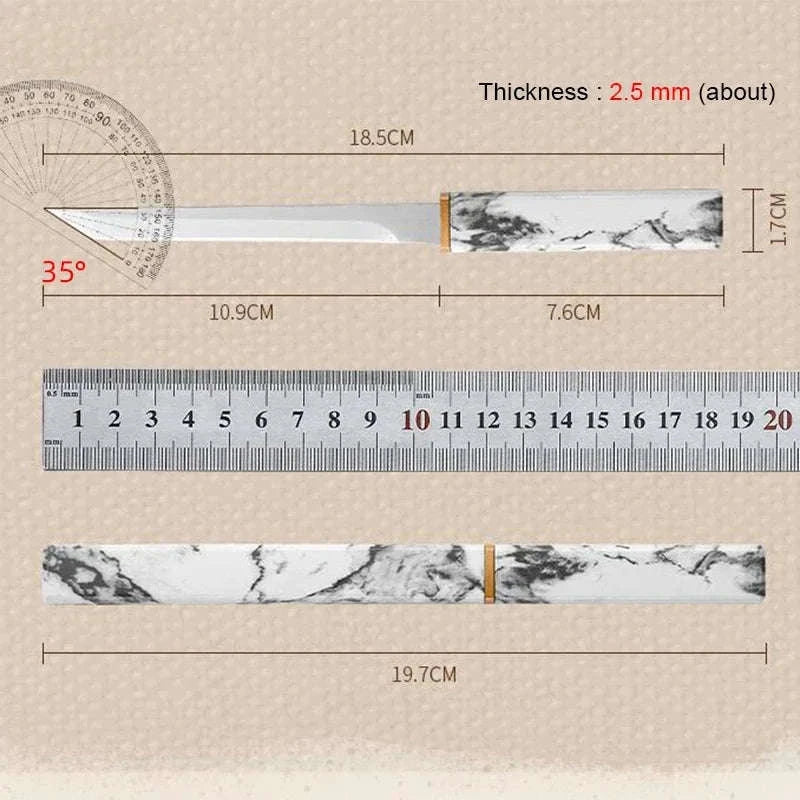 Multipurpose Kitchen Knife for Smooth, Controlled Everyday Cutting-1pc white