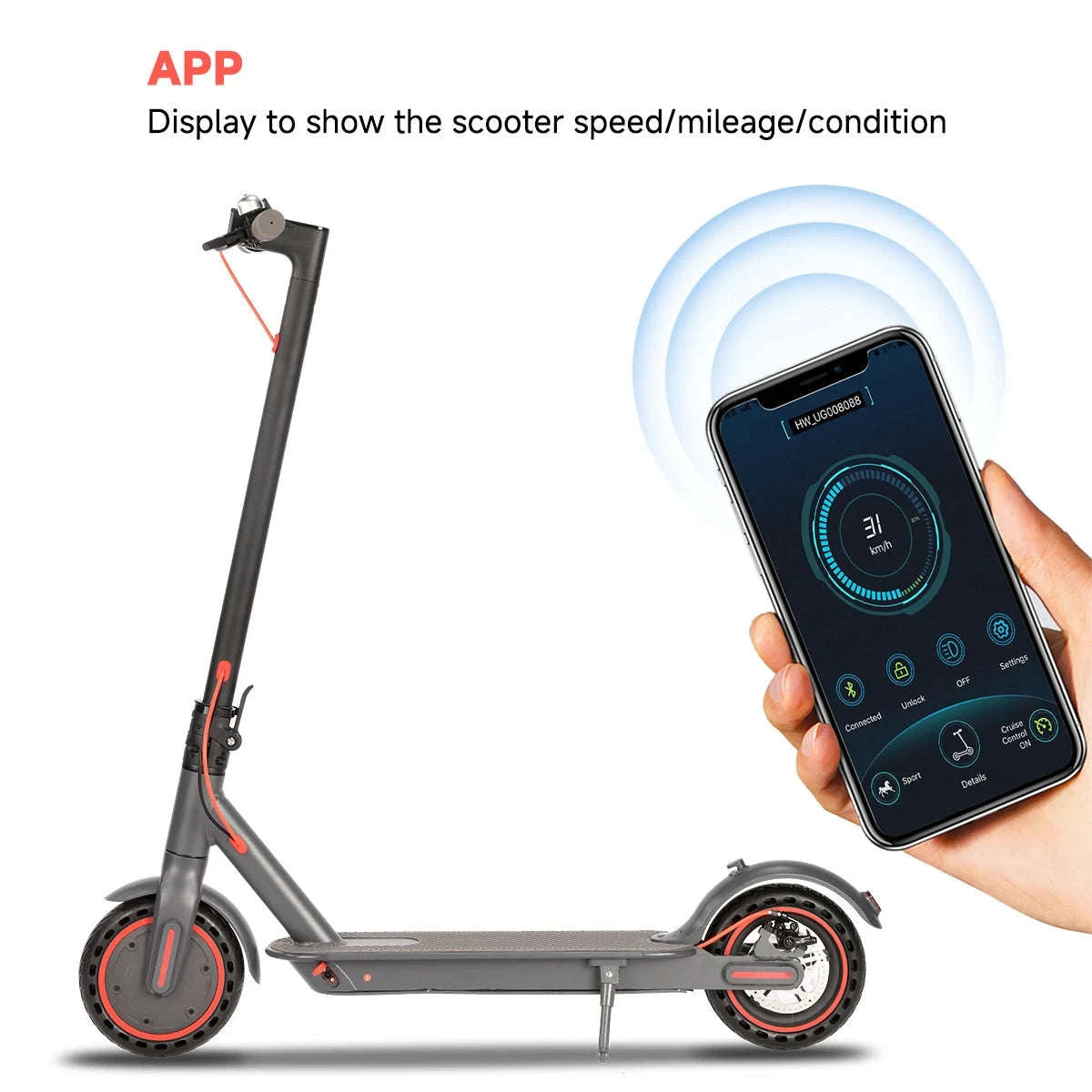 N7PRO Adult Electric Scooter-N7MAX 500W 36V 12.5Ah / france