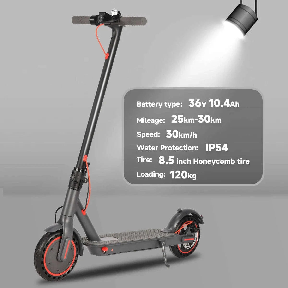 N7PRO Adult Electric Scooter with App Control and Foldable Frame-N7MAX 500W 36V 12.5Ah / france
