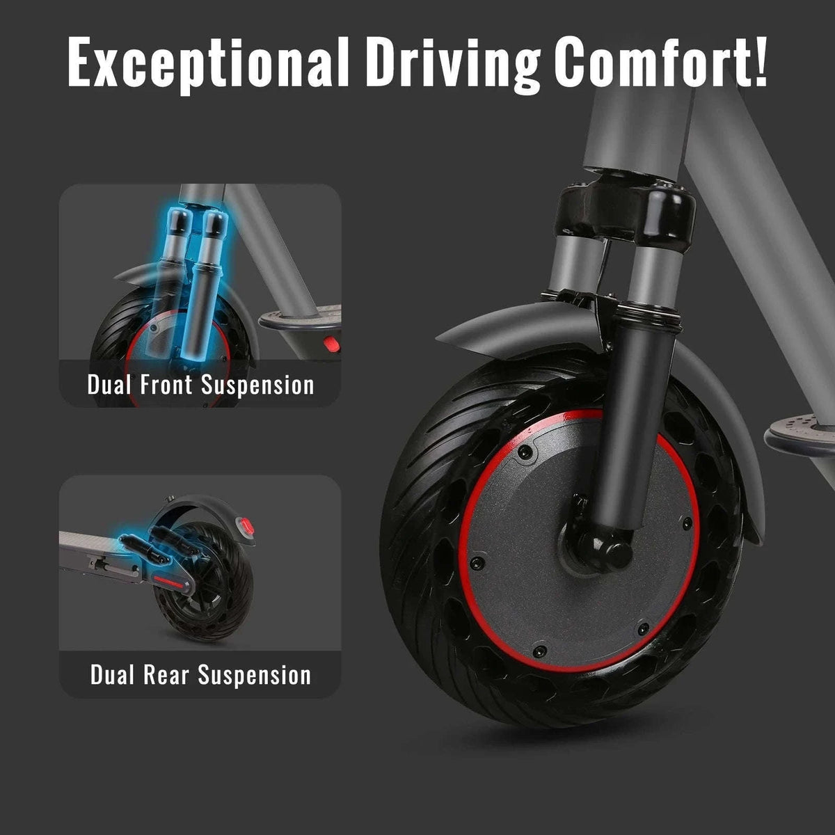 N7PRO Adult Electric Scooter with App Control and Foldable Frame-N7MAX 500W 36V 12.5Ah / france