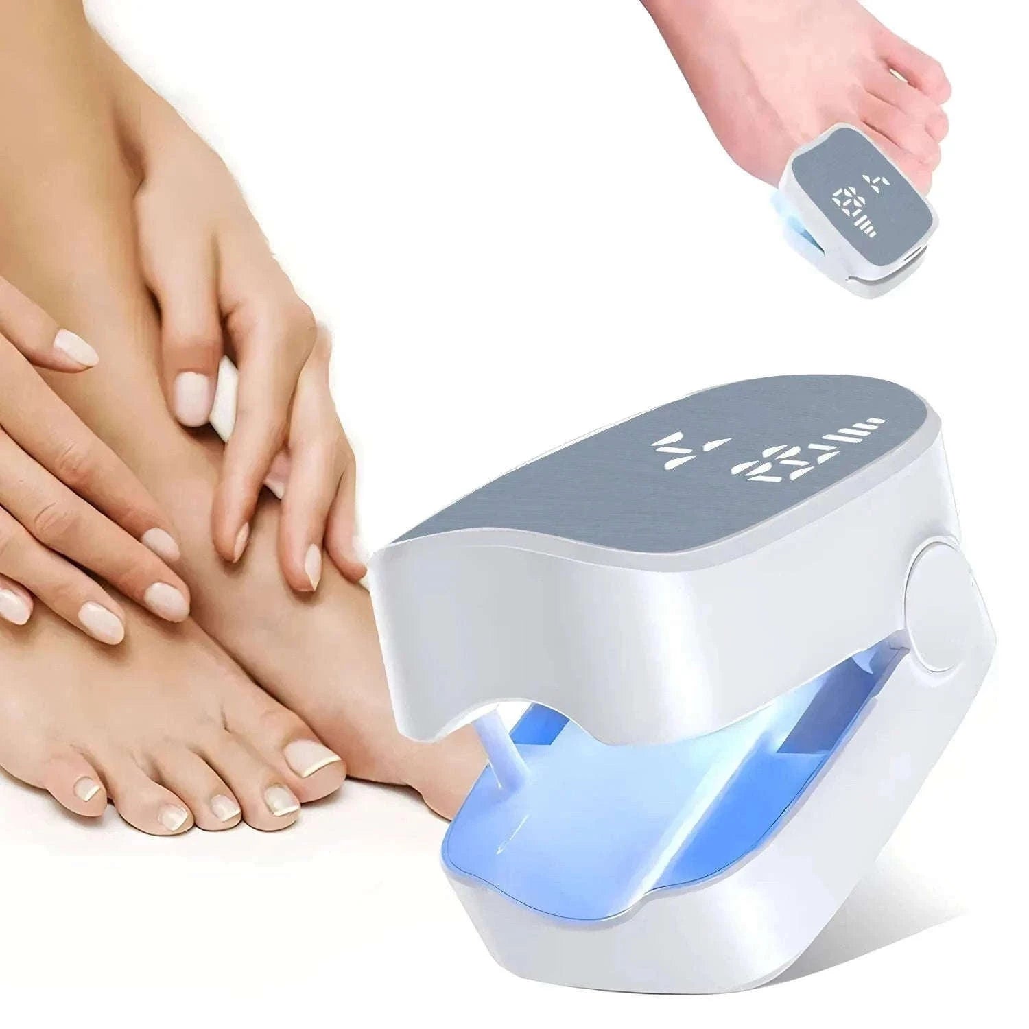 Nail Fungus Treatment Tool for Healthier-Looking Nails-White
