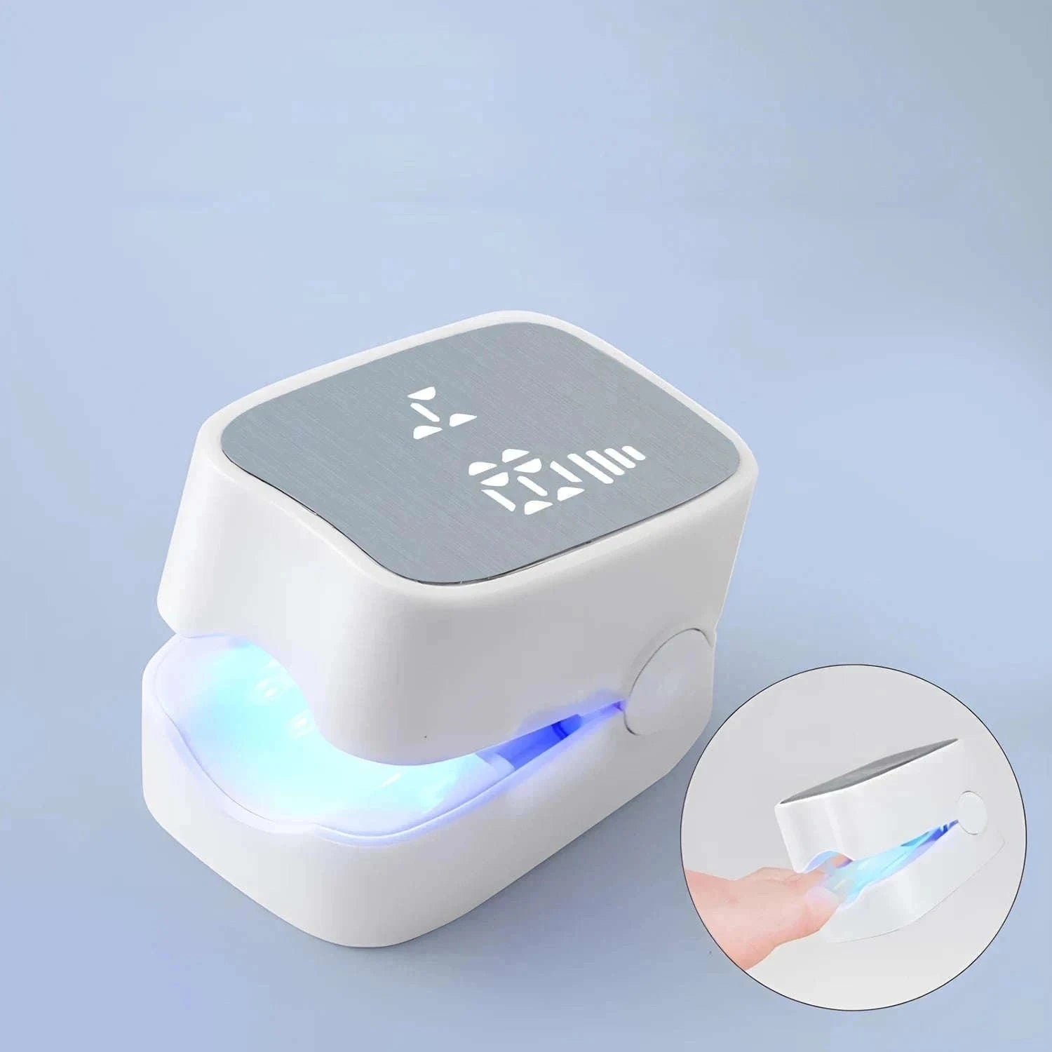 Nail Fungus Treatment Tool for Healthier-Looking Nails-White