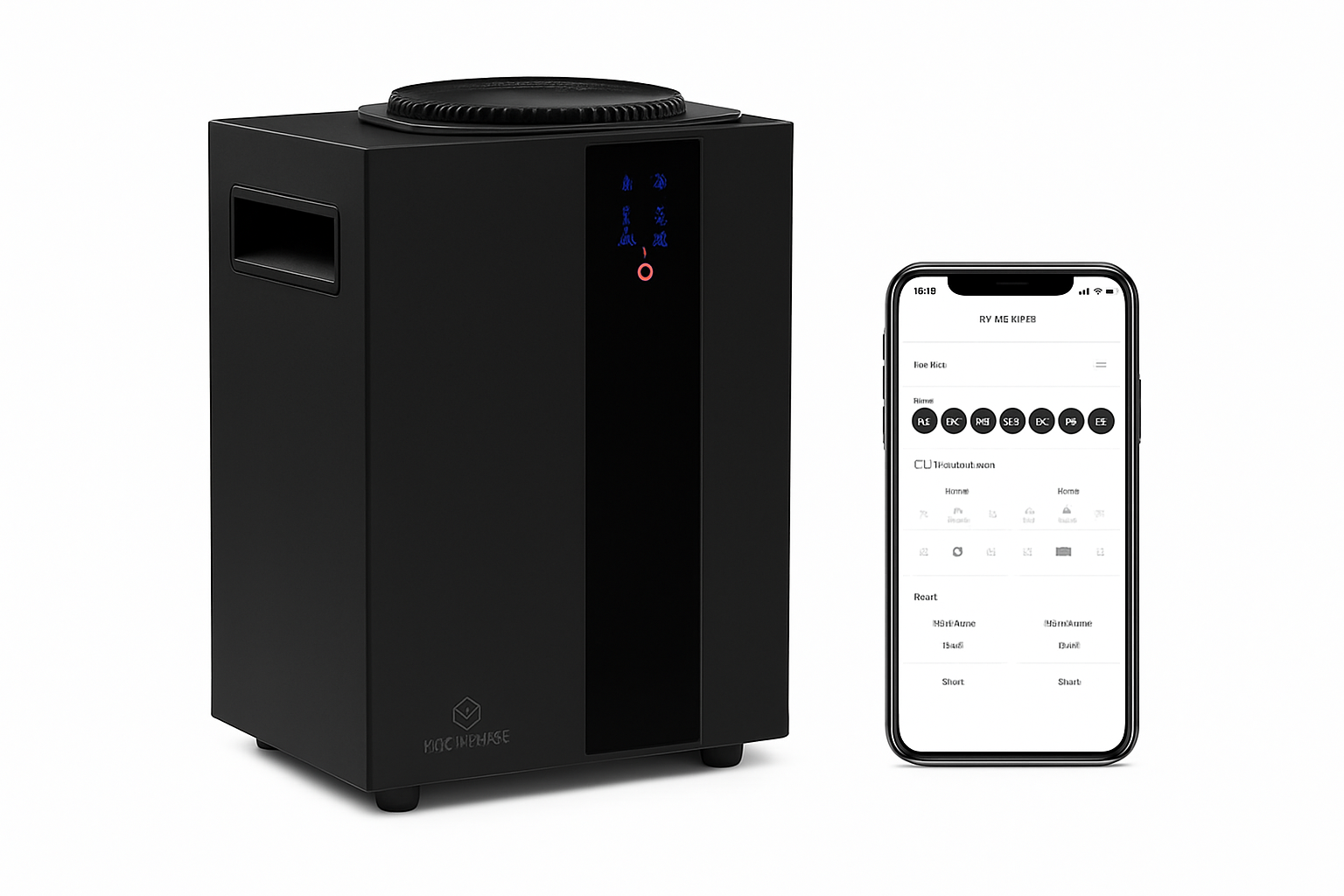 HVAC Smart Aroma Diffuser 4000m³ Coverage App-Controlled Oil System