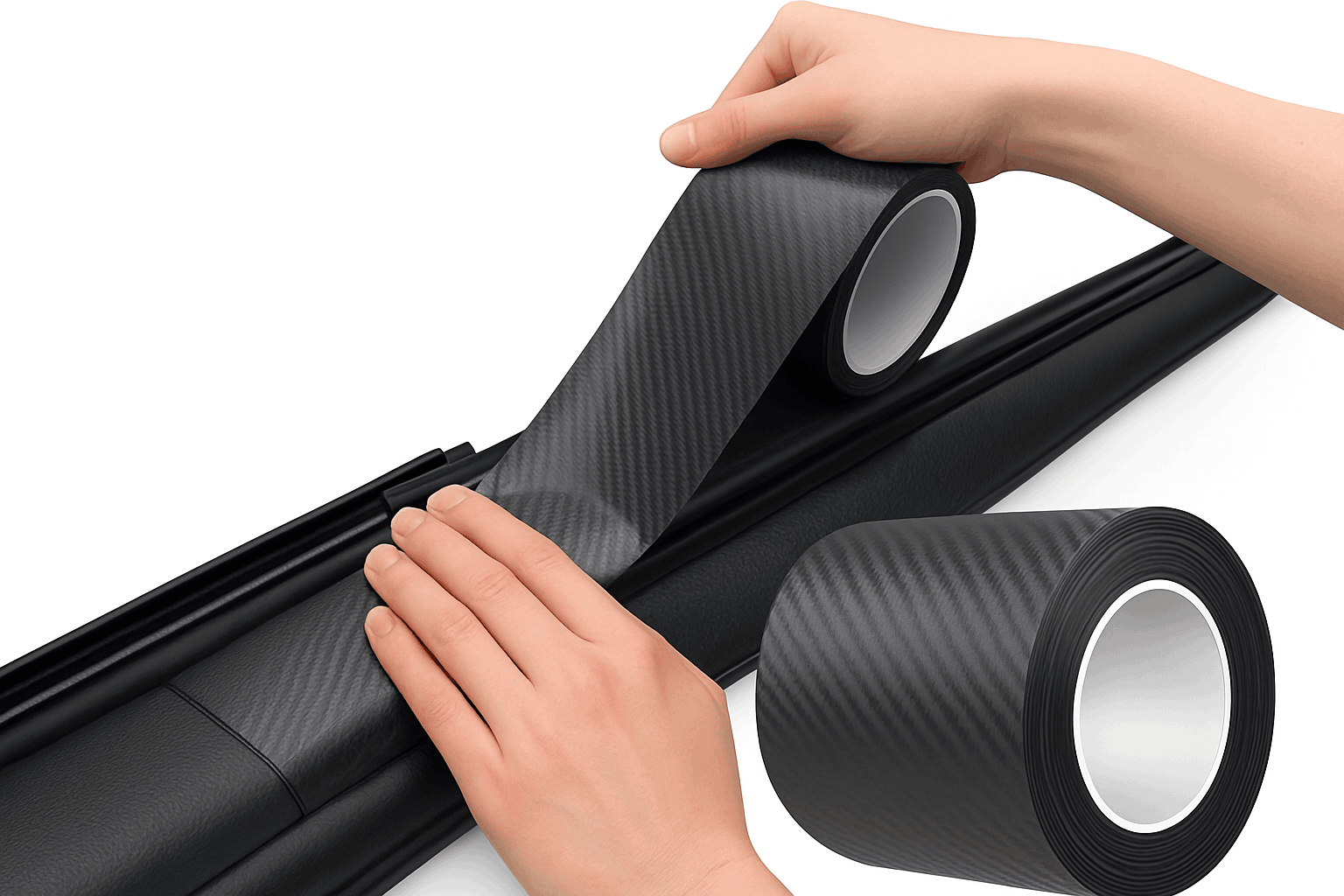 Nano Carbon Fiber Car 3D Protection Tape-10cm Wide Nano Fiber / 10m Long