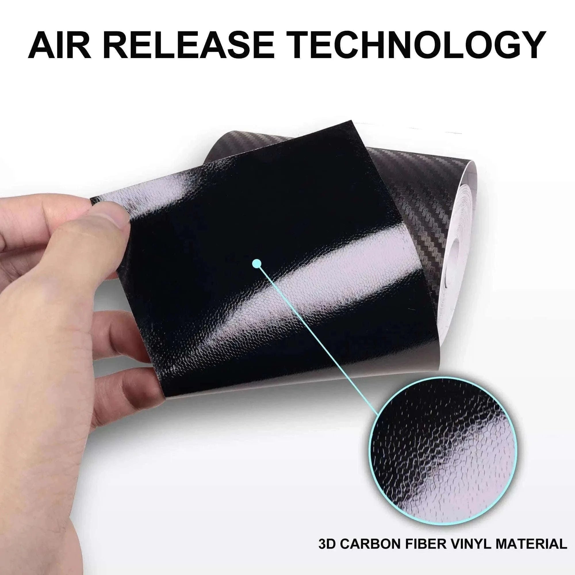 Nano Carbon Fiber Car 3D Protection Tape-10cm Wide Nano Fiber / 10m Long