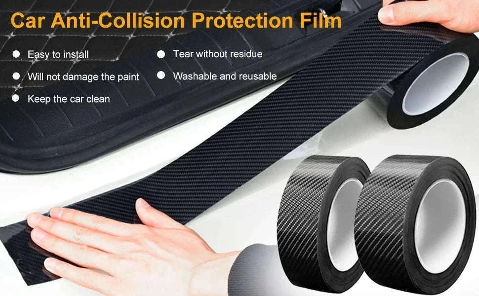 Nano Carbon Fiber Car 3D Protection Tape-10cm Wide Nano Fiber / 10m Long