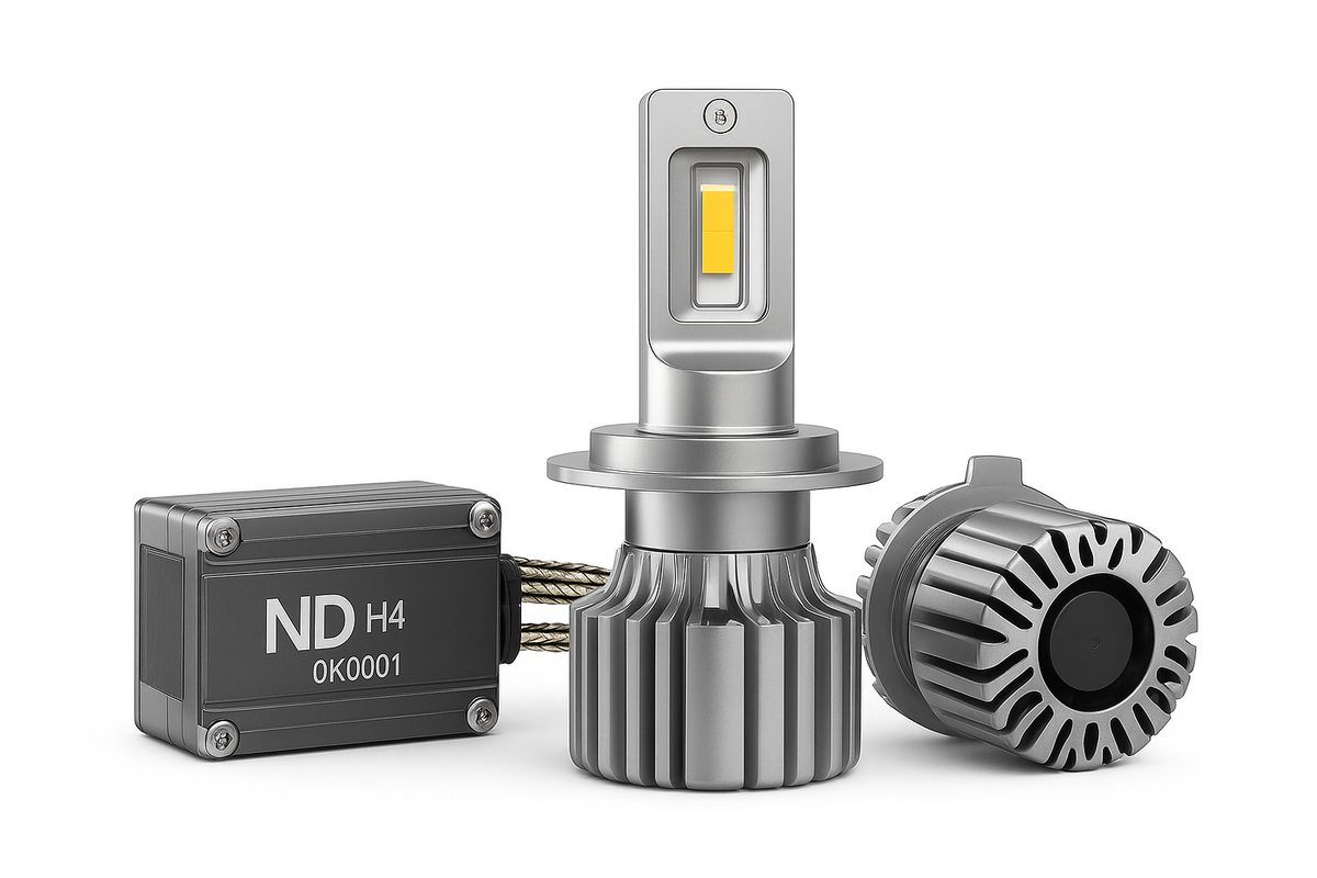 Focos LED 140W H4 H7 H3 H11 9004 9005 9006 880 12V 2Unid