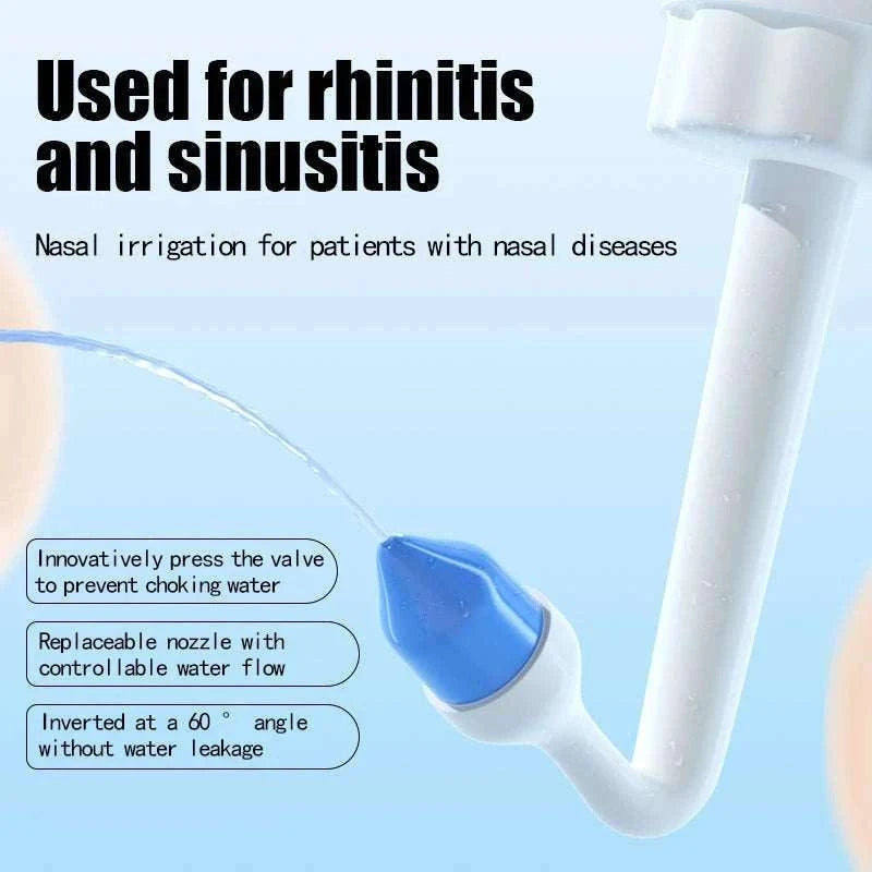 Nasal Irrigator Nose Wash Cleaner for Adults and Children-Manual 300ml