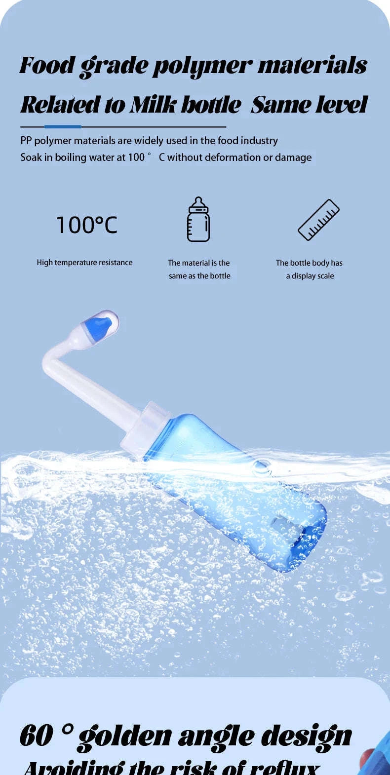 Nasal Irrigator Nose Wash Cleaner for Adults and Children-Manual 300ml