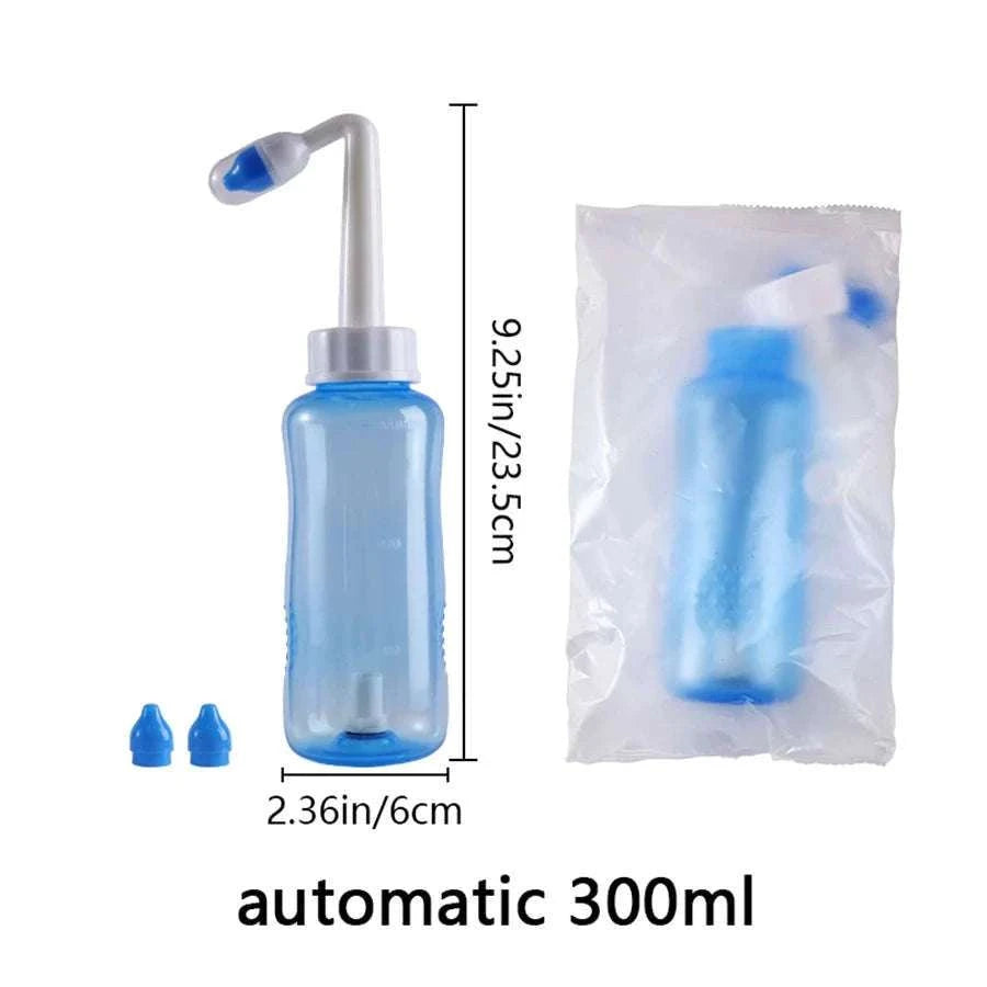 Nasal Irrigator Nose Wash Cleaner for Adults and Children-Manual 300ml