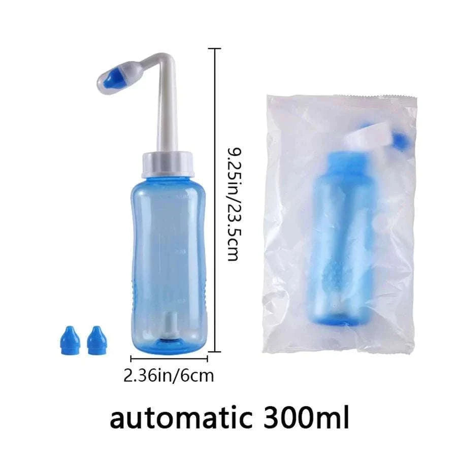 Nasal Irrigator Nose Wash Cleaner for Adults and Children-Manual 300ml