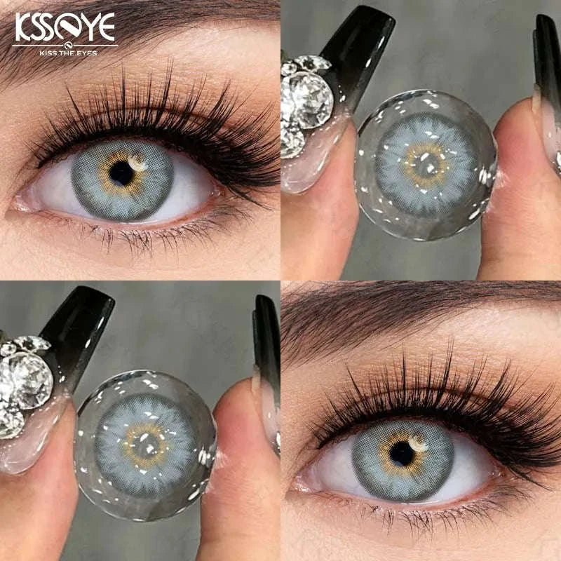 Natural Fashion Color Contact Lenses Siri Series-Iris Brown / -7.50
