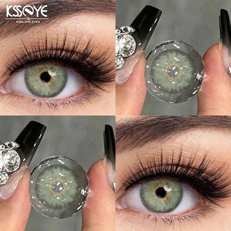 Natural Fashion Color Contact Lenses Siri Series-Iris Brown / -7.50