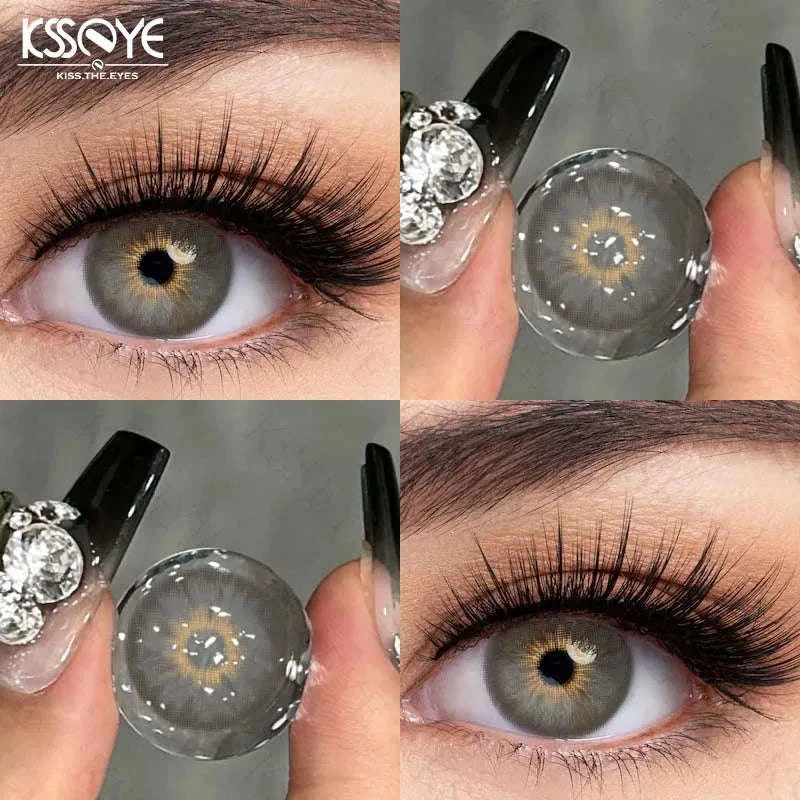 Natural Fashion Color Contact Lenses Siri Series-Iris Brown / -7.50