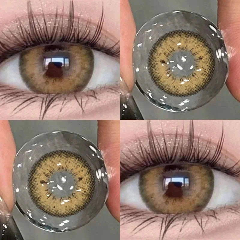 Natural Fashion Color Contact Lenses Siri Series-Iris Brown / -7.50