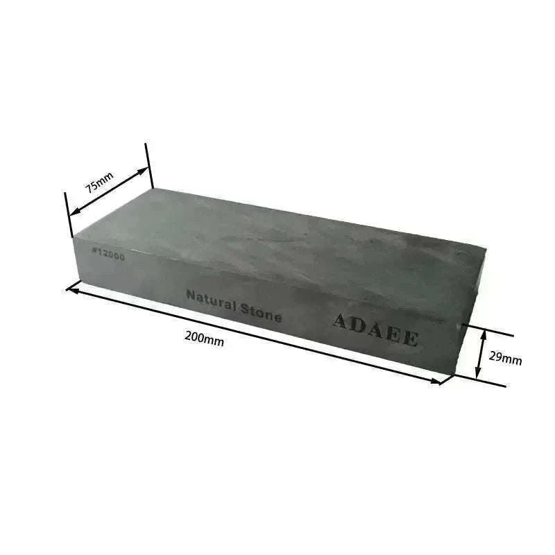 Natural Whetstone Knife Sharpening Stone for Razor-Sharp Edges-8 Inch 200x75x29 mm / ADAEE / United States