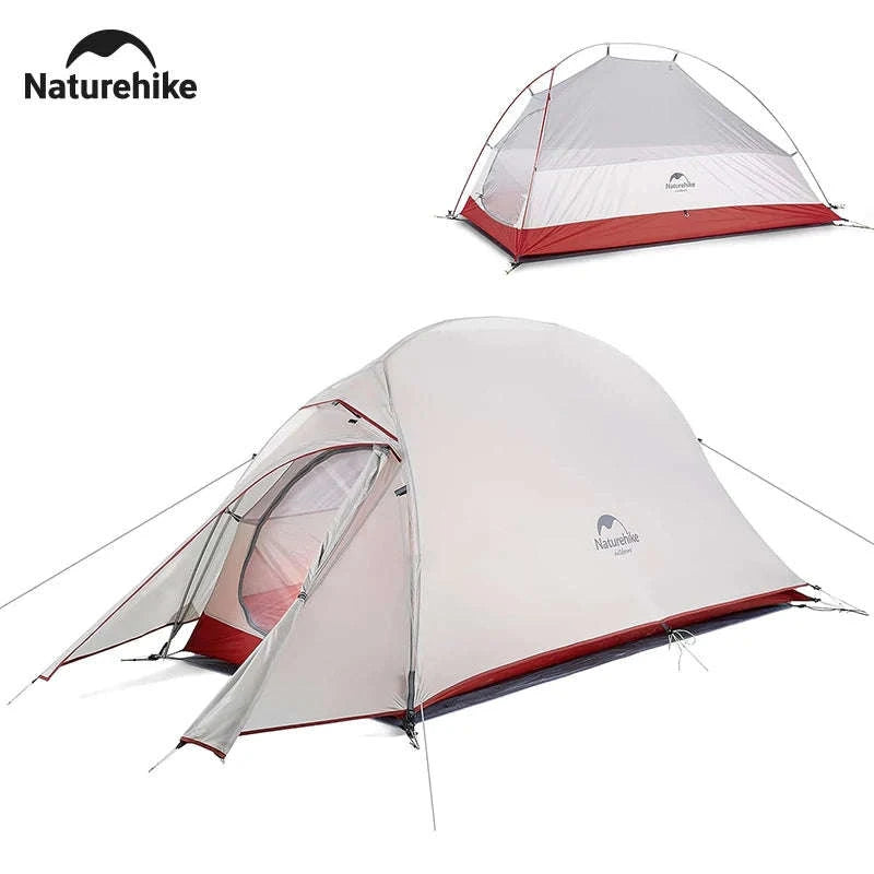 Naturehike Cloud Up 1 Ultralight Tent | 4000mm Waterproof-Gray-20D