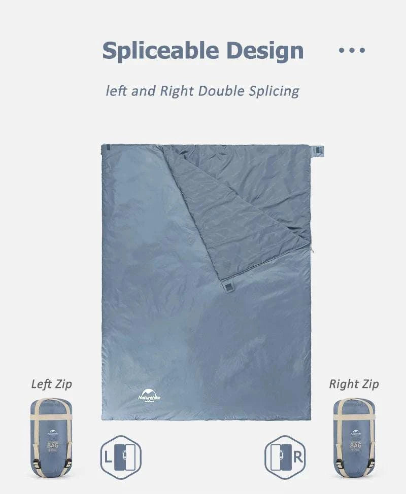 Naturehike LW180 Ultralight Sleeping Bag for Camping & Hiking-Green - 190x75 cm / China Mainland
