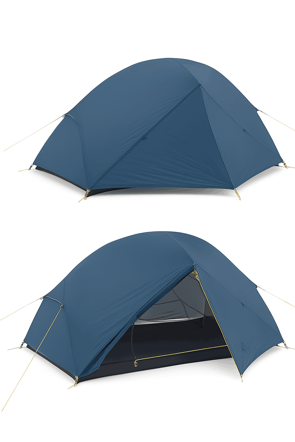 Naturehike Mongar 2-Person Ultralight Waterproof Trekking Tent-210T Blue / Germany