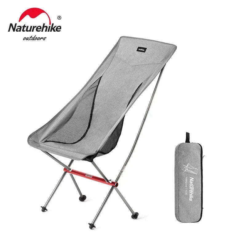 Naturehike Ultralight Folding Camping Chair for Outdoor Use-YL05 - Gray / United States
