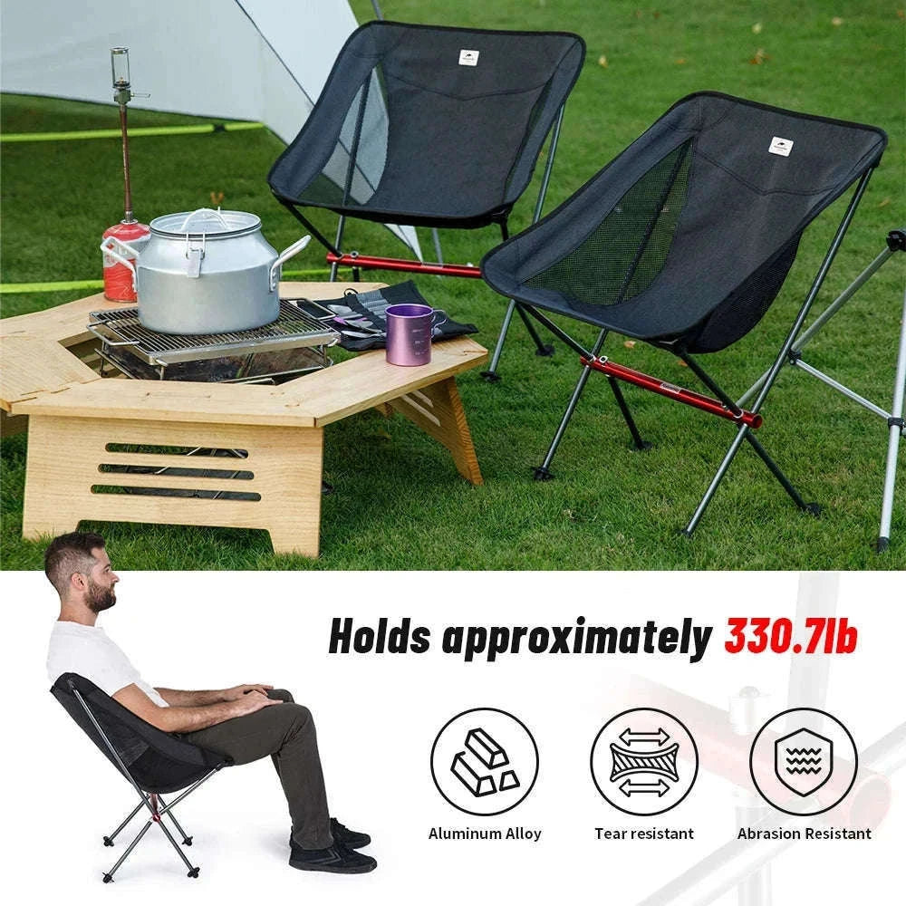 Naturehike Ultralight Folding Camping Chair for Outdoor Use-YL05 - Gray / United States