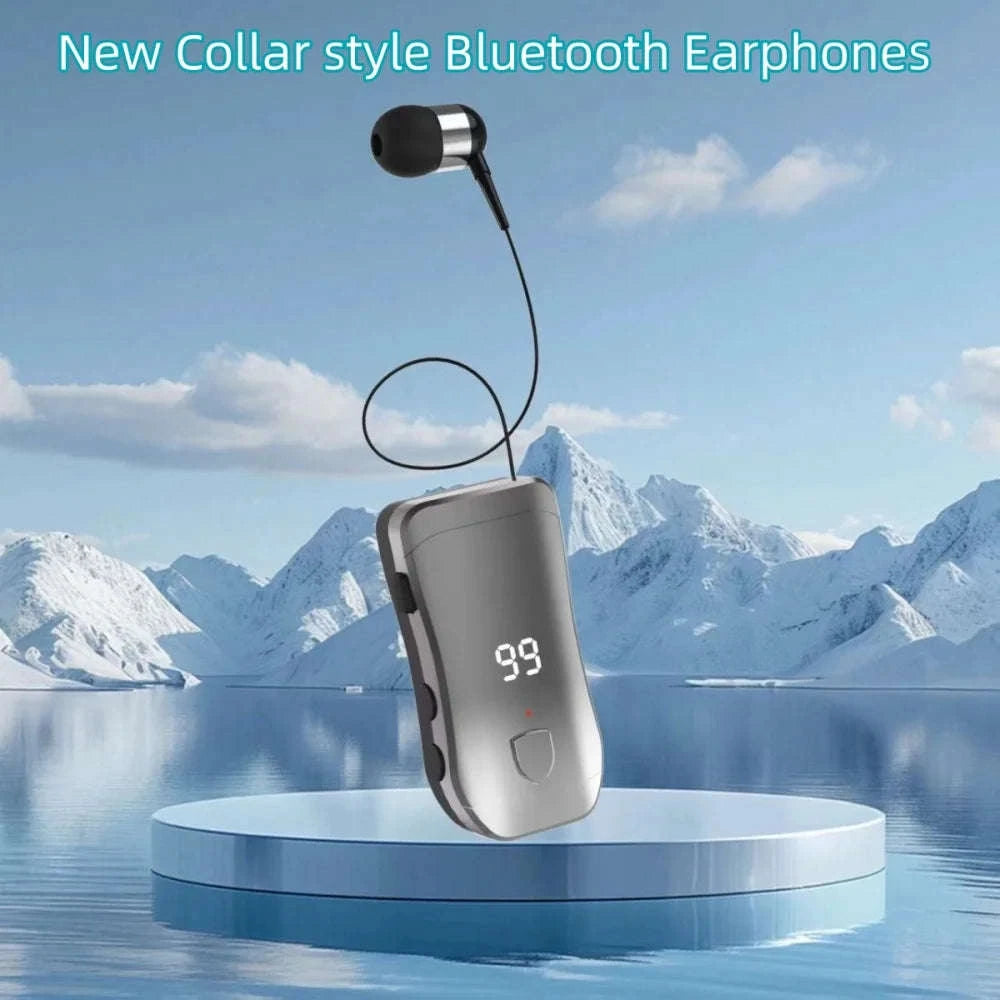 Neckband Bluetooth Earphones V5.3 with Noise Cancellation & 15H Battery-dark grey