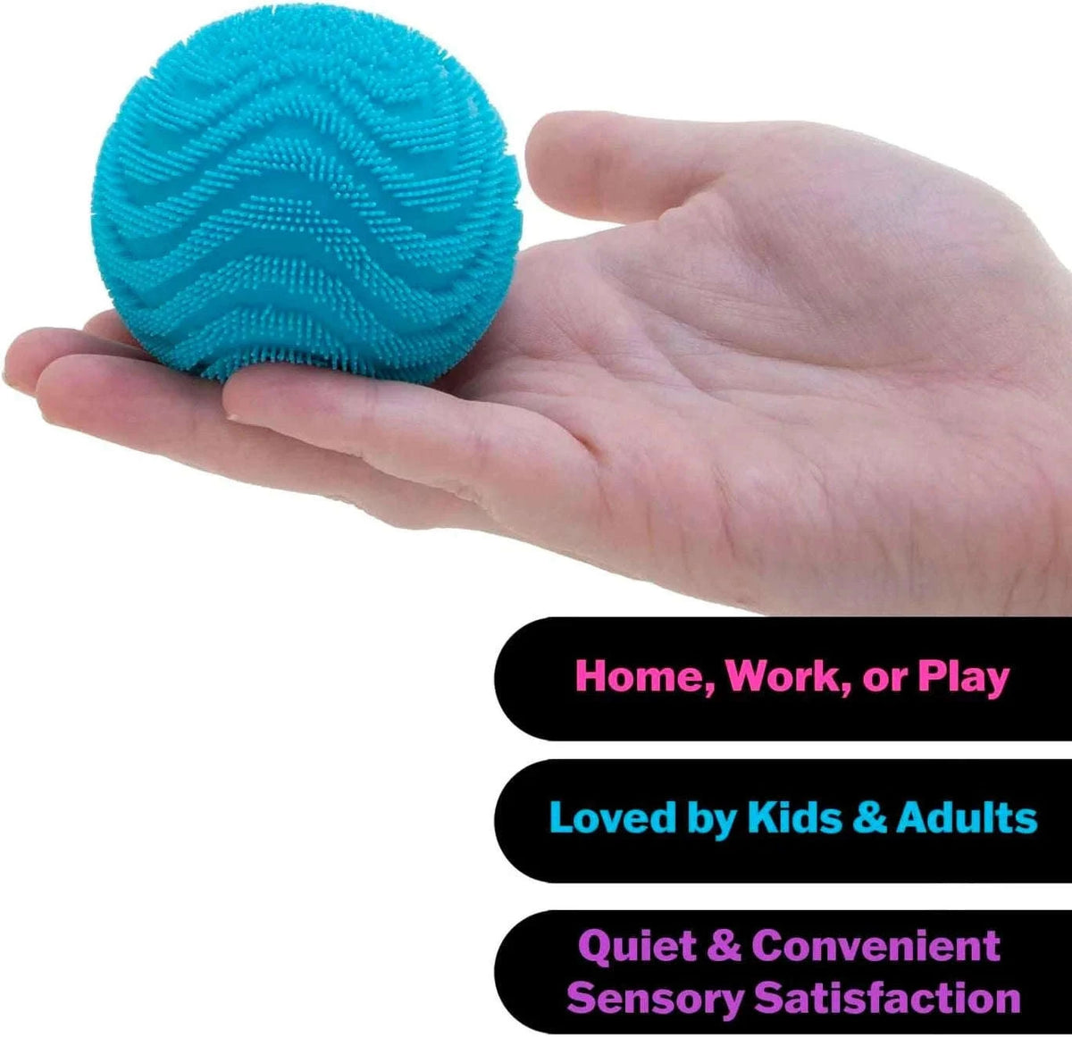 NeeDoh Fuzz Ball Stress Relief Toy Desktop Ornament-B