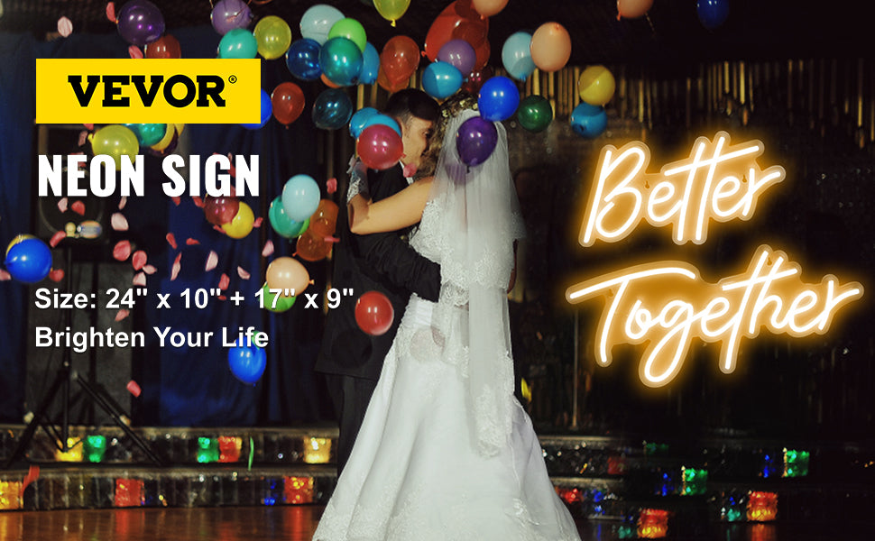 Better Together LED neonbord warm wit wandlamp decor