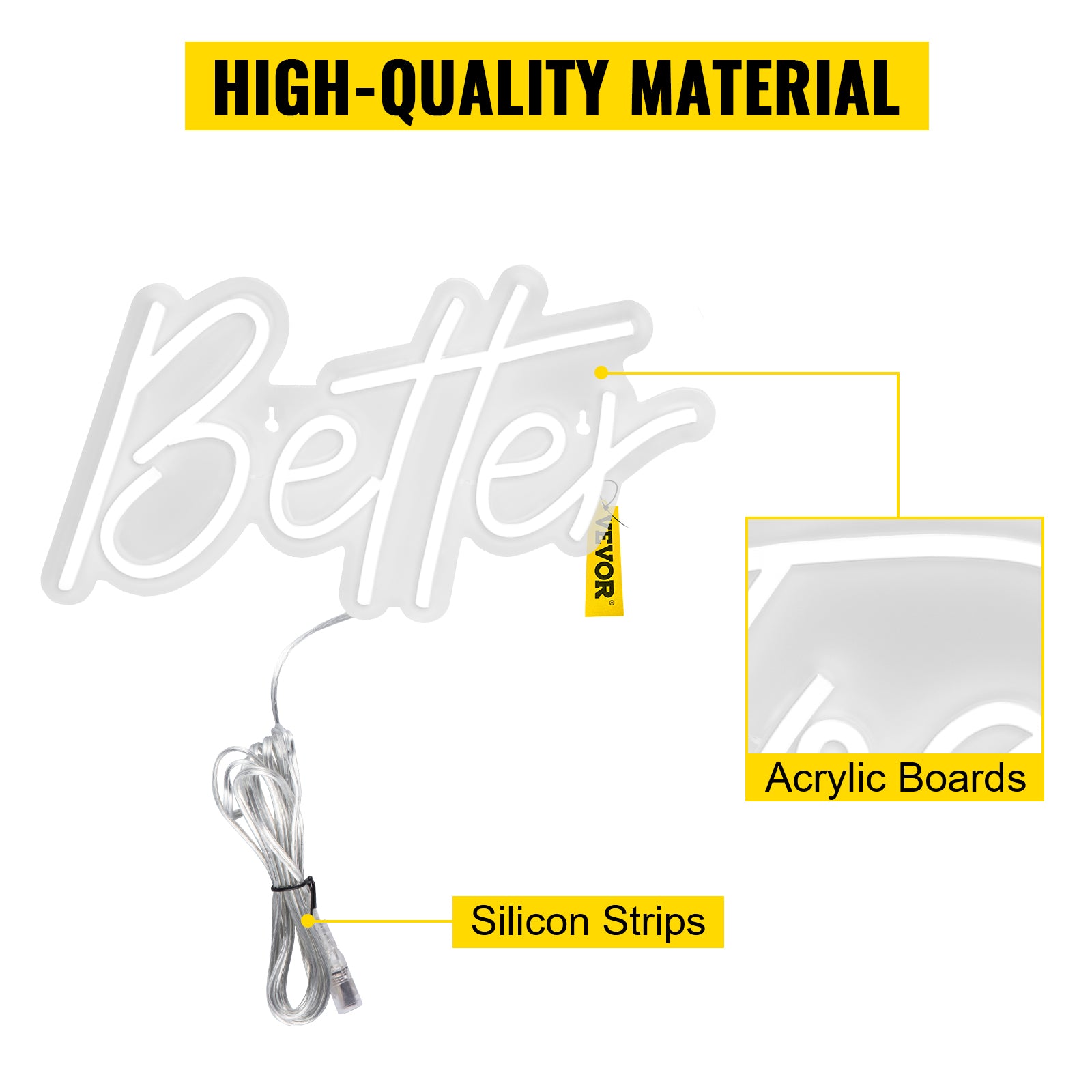 Better Together LED neonbord warm wit wandlamp decor