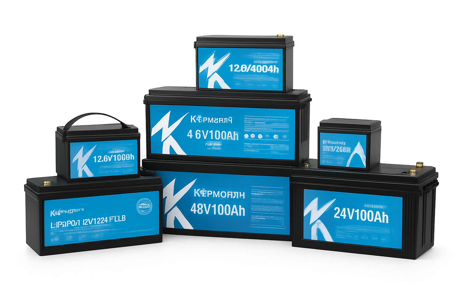 Нов 12V 50 100 120 135 180 200 300 400Ah LiFePO4 батериен пакет с подобрена BMS литиева мощност за голф колички, каравани и офроуд кемпери