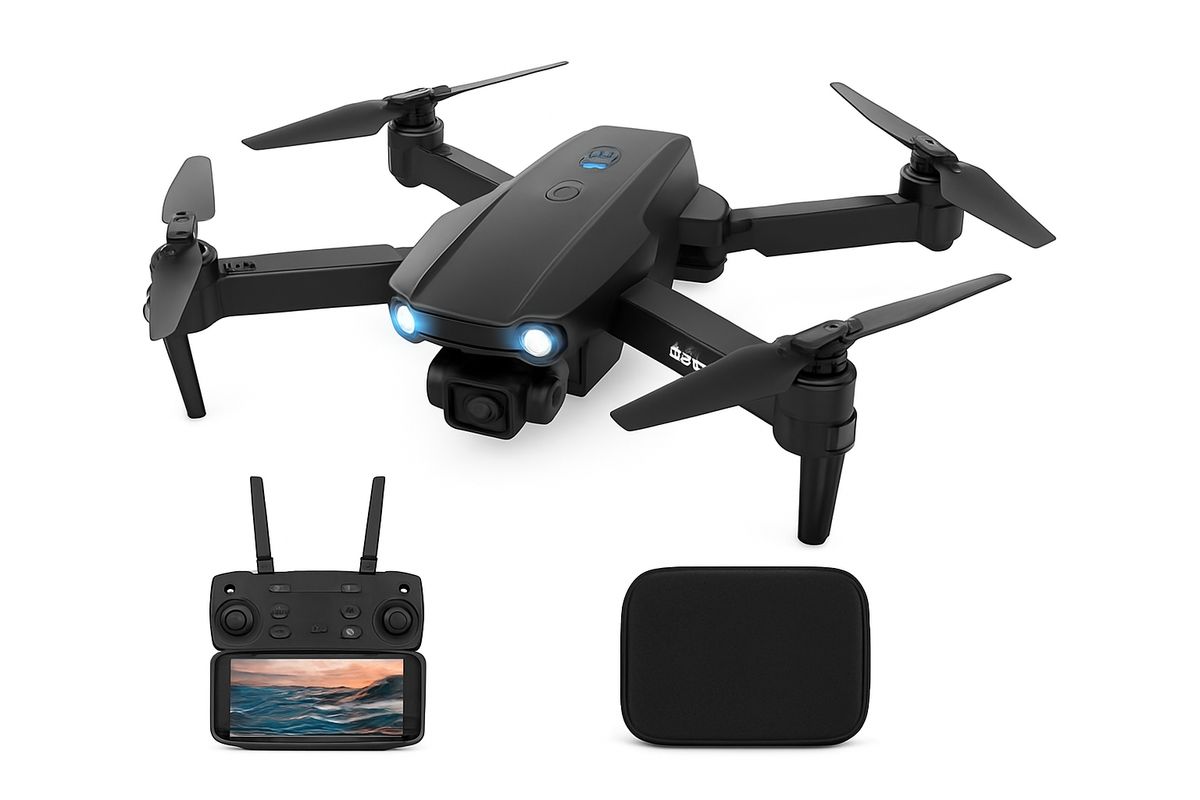 Új E99 RC drón 4K professzionális széles látószögű két HD kamera 5G WIFI FPV összehajtható magasság-tartás RC helikopter