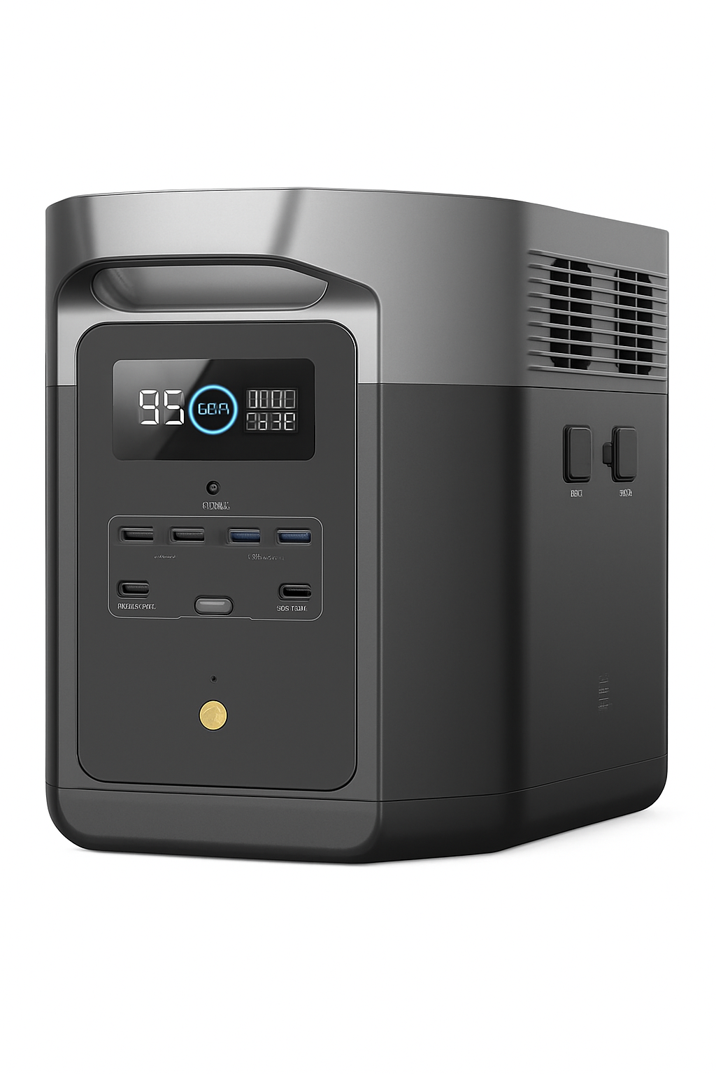 Nova Estação de Energia Portátil EcoFlow DELTA 3+220W com Painéis Solares, Controlador MPPT, Bateria Externa e Onda Senoidal Pura