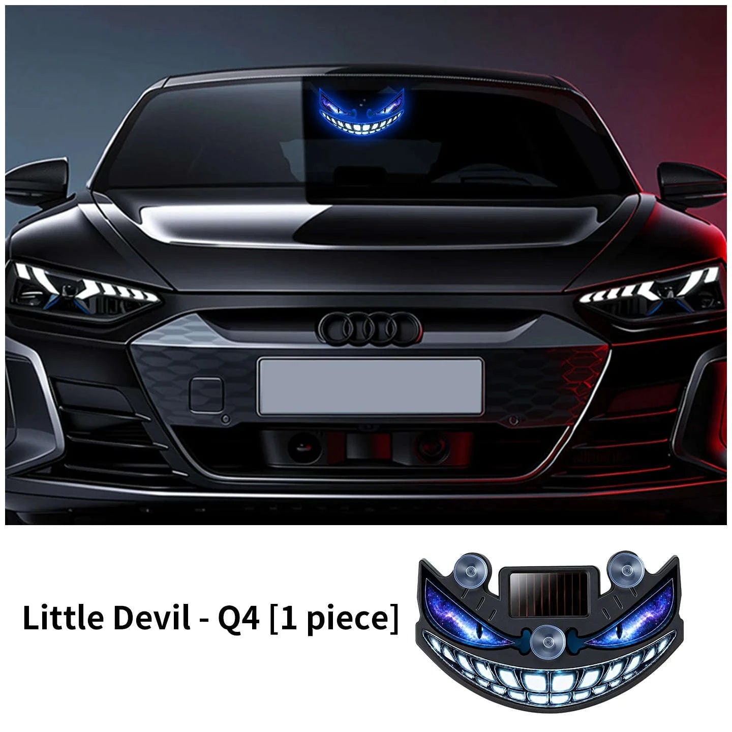 New popular Devil's Eye solar charging dynamic LED light multi-mode warning decorative light without wiring-Q3
