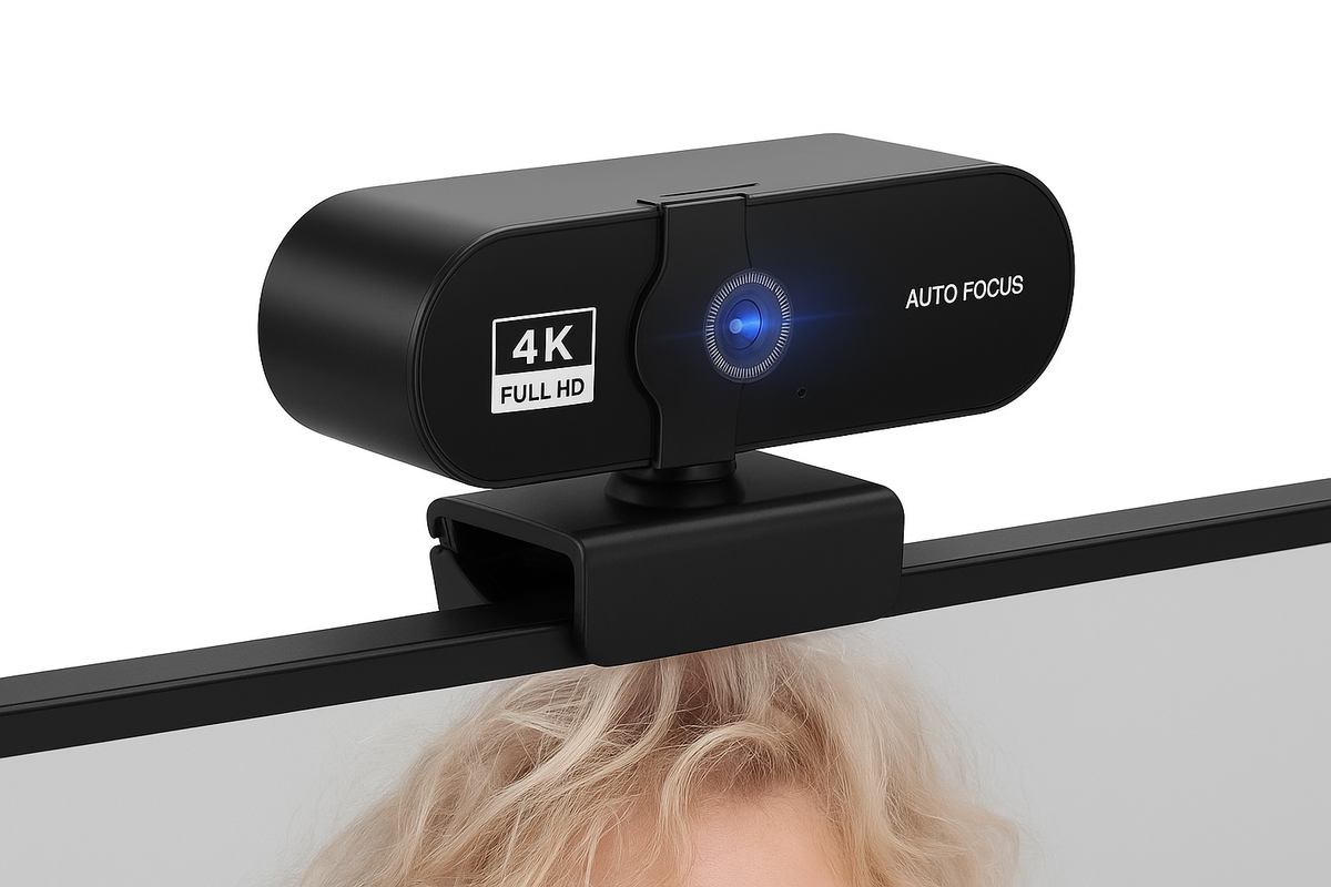 1080P Mini Webcam with Microphone Auto Focus USB 30fps