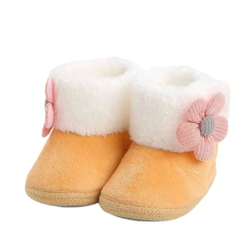 Newborn Snow Booties for Warm, Cozy Baby Comfort-F17621-R / 13-18 Months