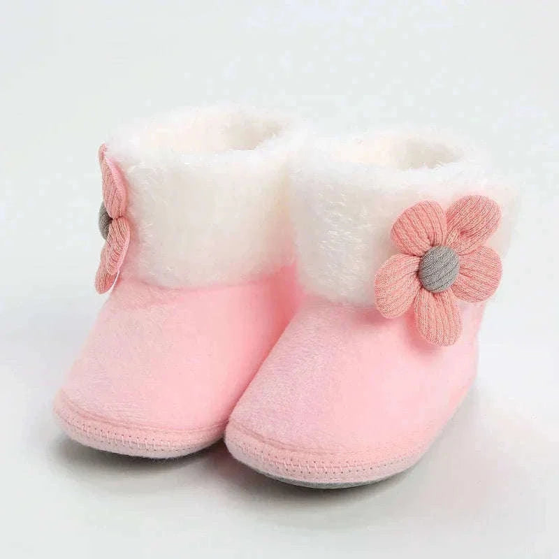 Newborn Snow Booties for Warm, Cozy Baby Comfort-F17621-R / 13-18 Months