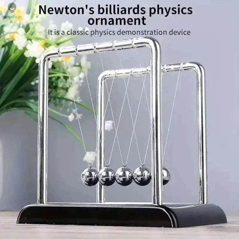 Newton's Cradle Desktop Toy for Desk Decor and Focus-Little T Pool