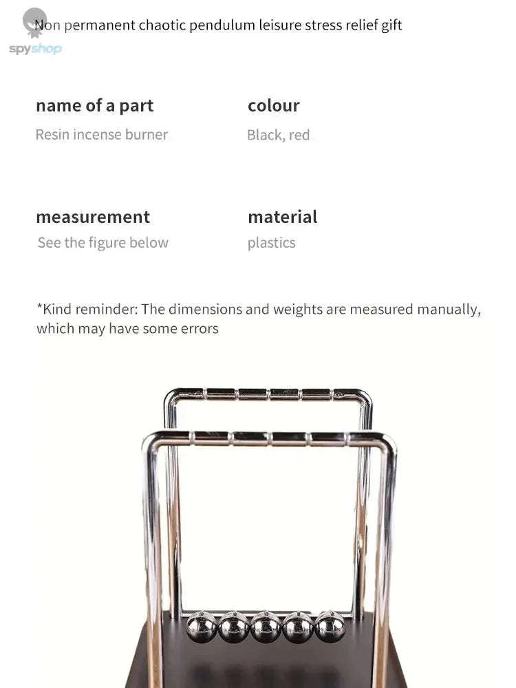 Newton's Cradle Desktop Toy – Steel Ball Balance Display for Office and Home-Little T Pool