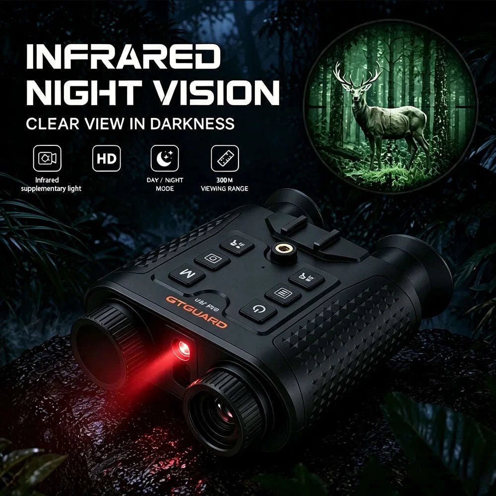 Night Vision Binoculars 4K 8X Digital Zoom-1No measure distance / Poland